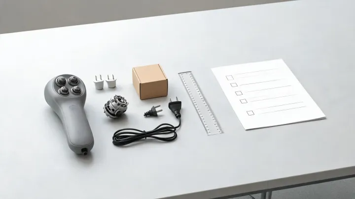 Shiatsu massager specification checklist